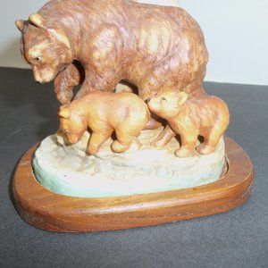 Cyrus Noble Original Mama Bear with Cubs Decanter Size OS